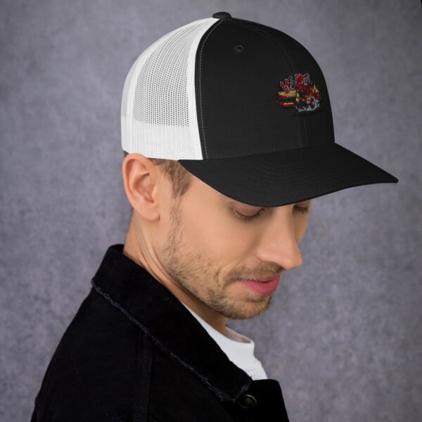 retro-trucker-hat-black-white-right-686df3f3e50e3.jpg Gas Rats Trucker Cap