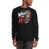 unisex-long-sleeve-shirt-black-front-69d8578c6dfc9.jpg What The H*** (Manny)